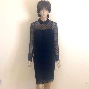 LAUREN Ralph Lauren Size 10 Navy Dress.